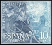 Spain 1961 Velazquez 10 Ptas Blue Edifil 1347A. 1347a. Uploaded by susofe